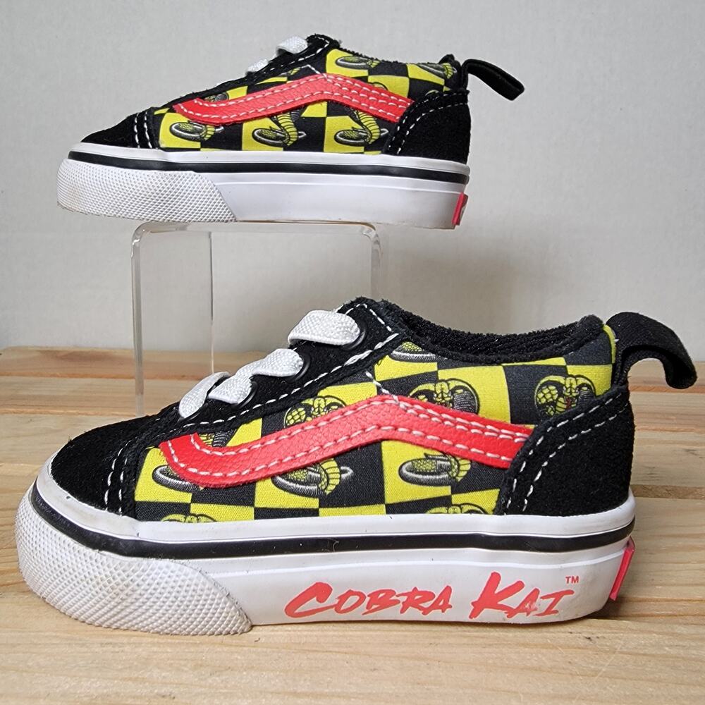 VANS Toddler Cobra Kai Old Skool Elastic Sneakers - Size Toddler 3.5